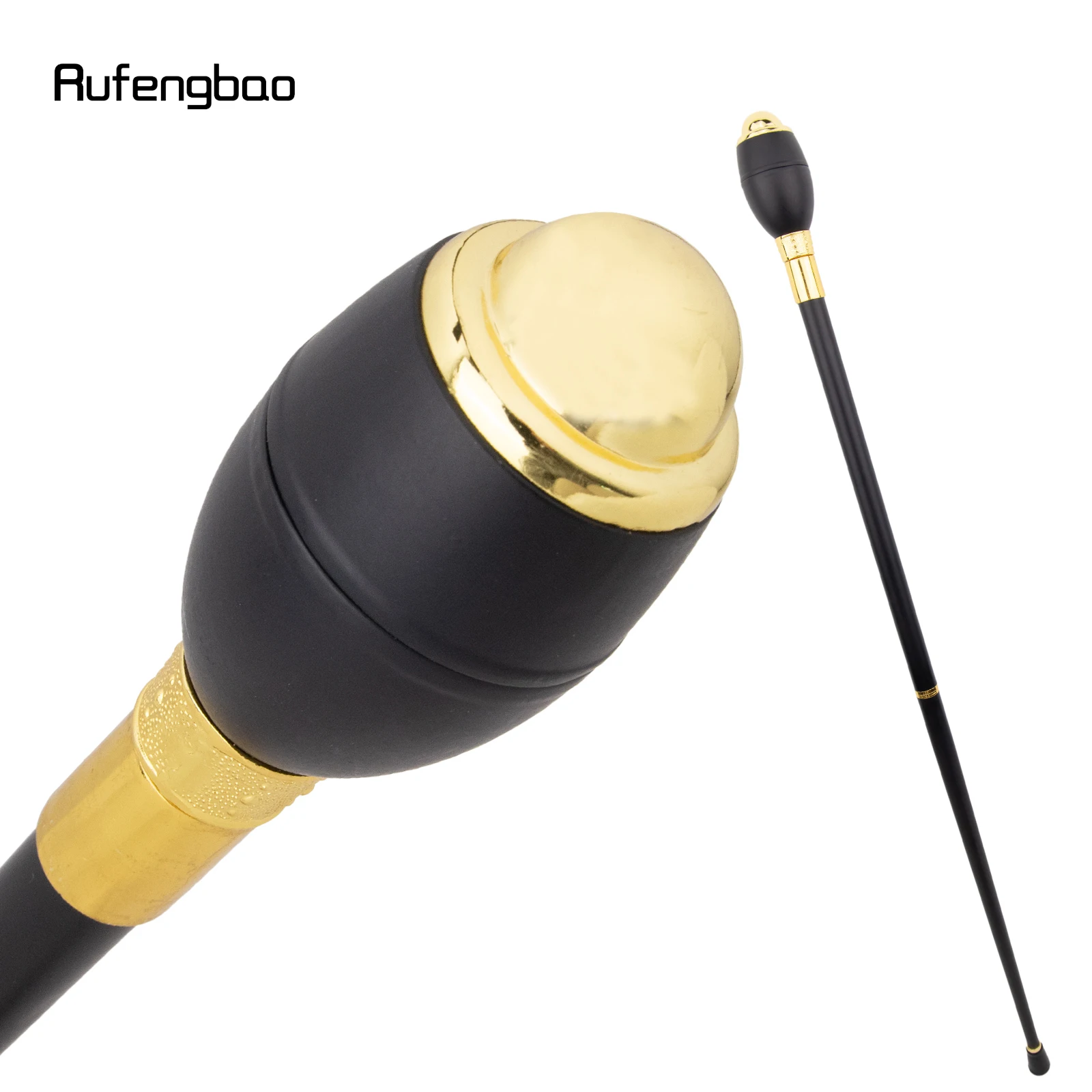 หนังสีดํา Ellipse Silver Walking Cane แฟชั่นตกแต่งเดิน Stick สุภาพบุรุษ Elegant คอสเพลย์ Cane Crosier 92 ซม