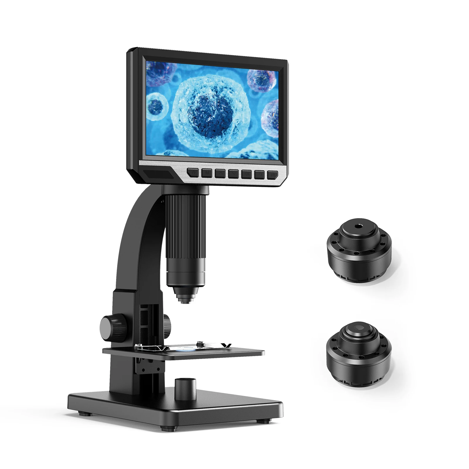 

ANESOK315 12MP 2000X цифровой микроскоп камера стерео бинокулярный настольный микроскоп видеорегистратор с HD 7-дюймовым Ips ЖК-дисплеем