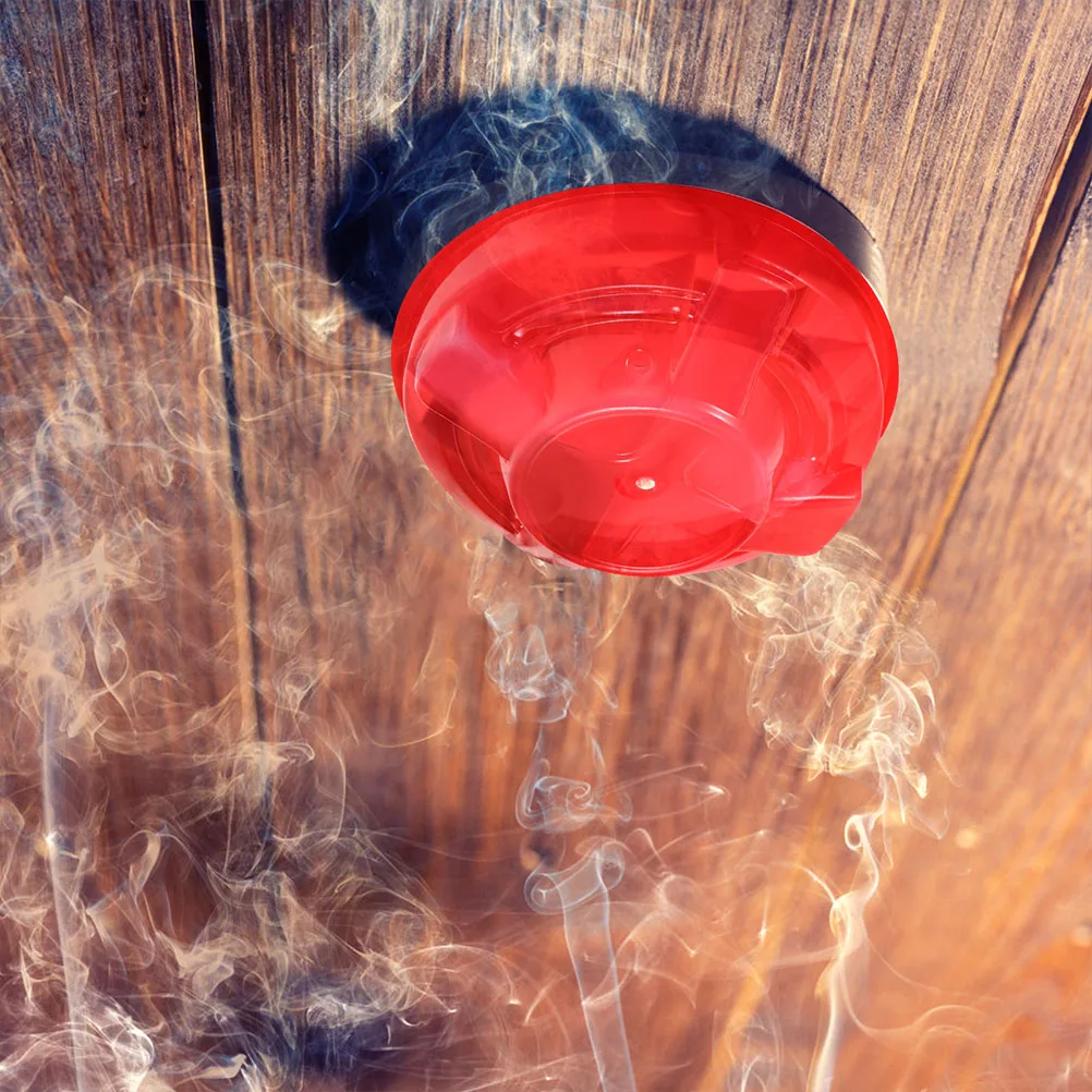 5 Pcs Smoke Dust Cover Protective for Electronic Alarm Sensation Plastic