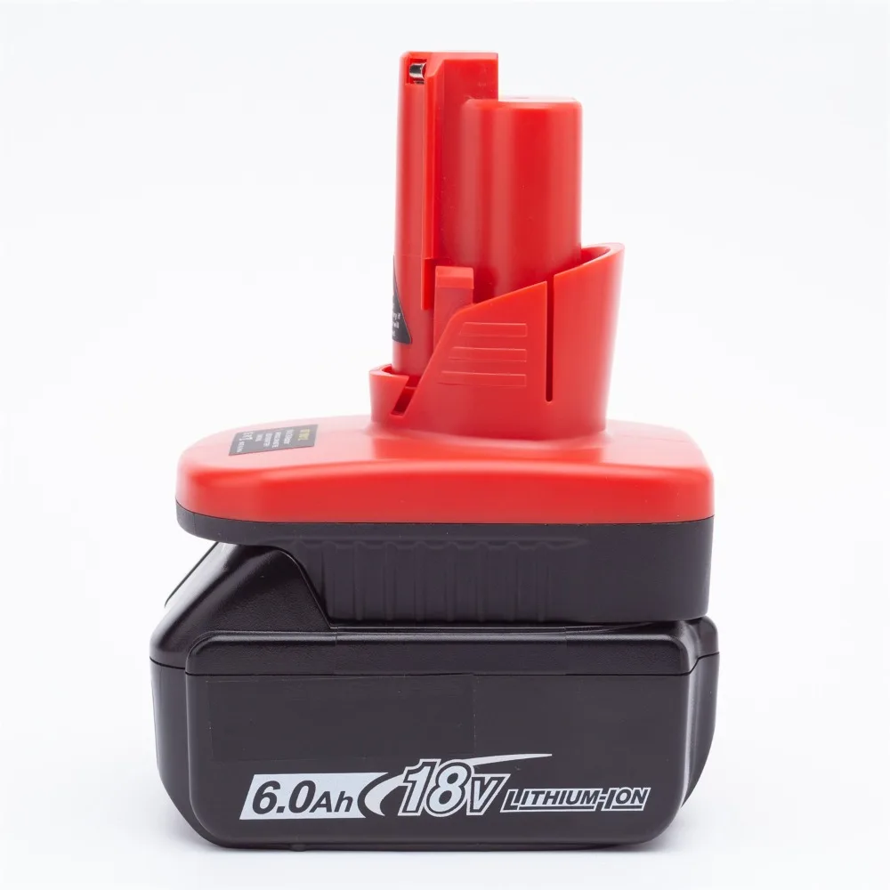 

Battery Adapter For Makita 18V Lithium Battery Convert to for Milwaukee 12V Power Tool Converter(Tool & battery not included)