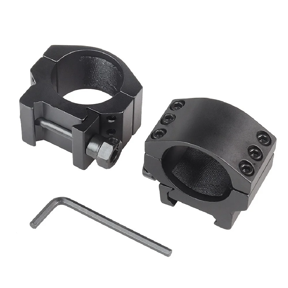 1 Paar 30mm Zielfernrohr-Montageringe 20mm Schienenadapter-Basis Optische Visier-Montageringe für Spielzeuggewehre – Detail 4