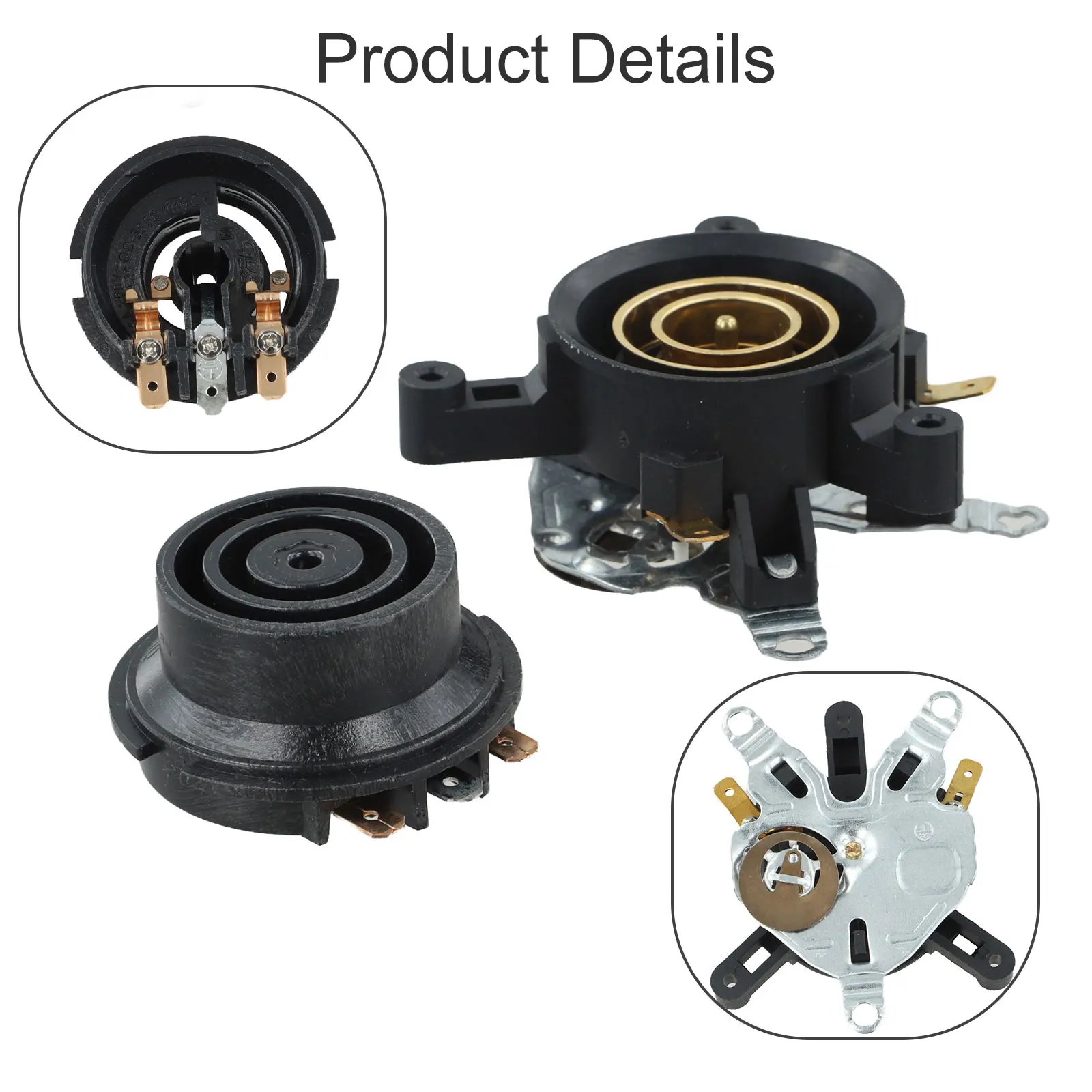 2PCS Electric Kettle Base Thermostat Switch Connector with Accurate Temperature Regulation and Long Lasting Construction