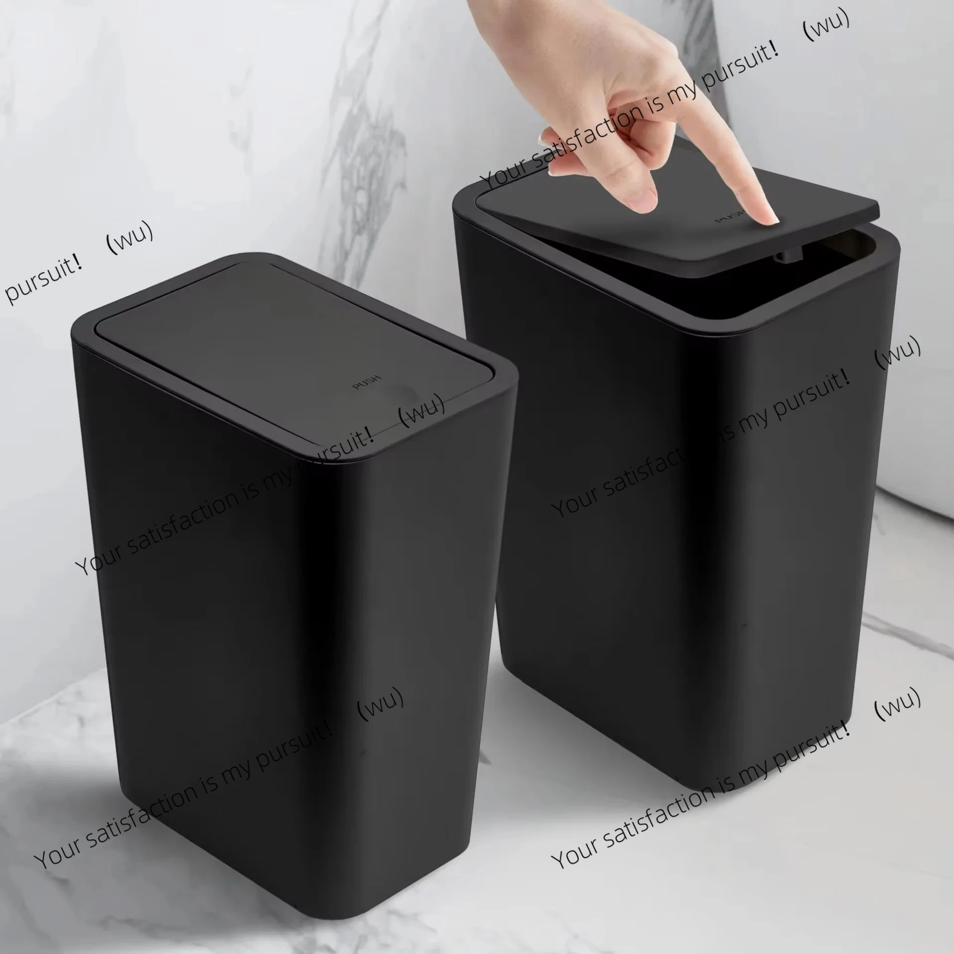 

ZOCI-10 liter small trash can with press-type upper cover