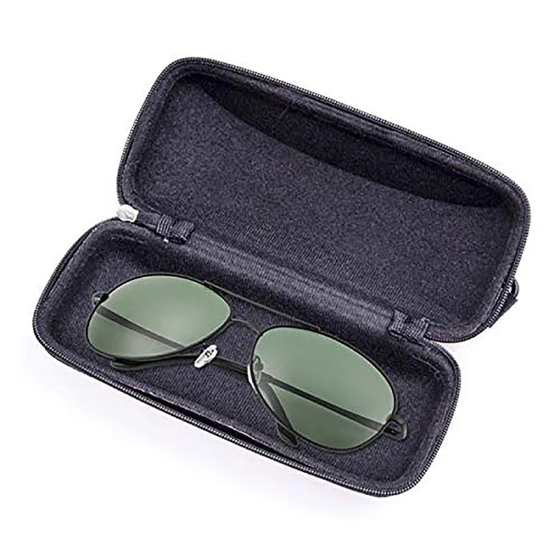 Glasses Storage Box Eyewear Cases Cover Travel Sunglasses Case for Women Glasses Box with Lanyard Zipper Eyeglass Cases for Men