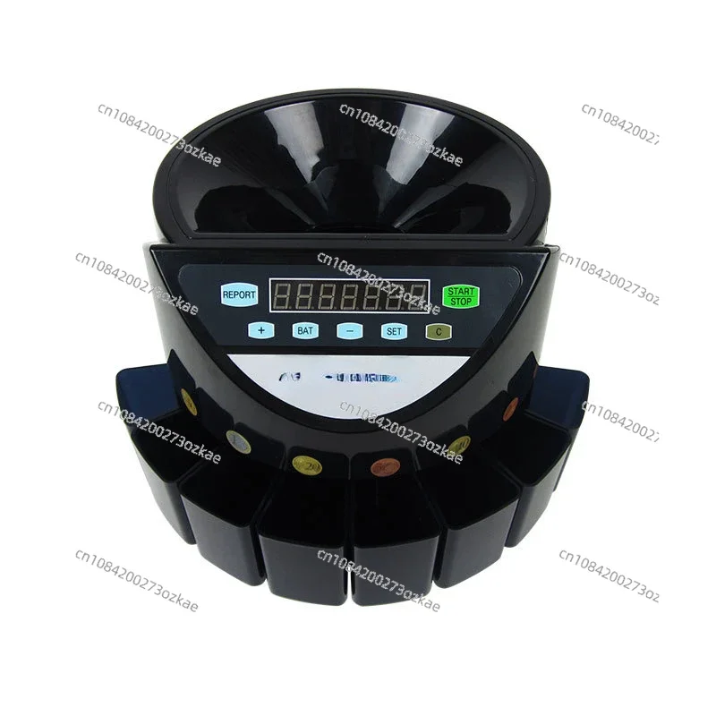 Coin Machine XD-9002 English Version Coin Counting Machine European, American and British Total Coin Sorting Machine