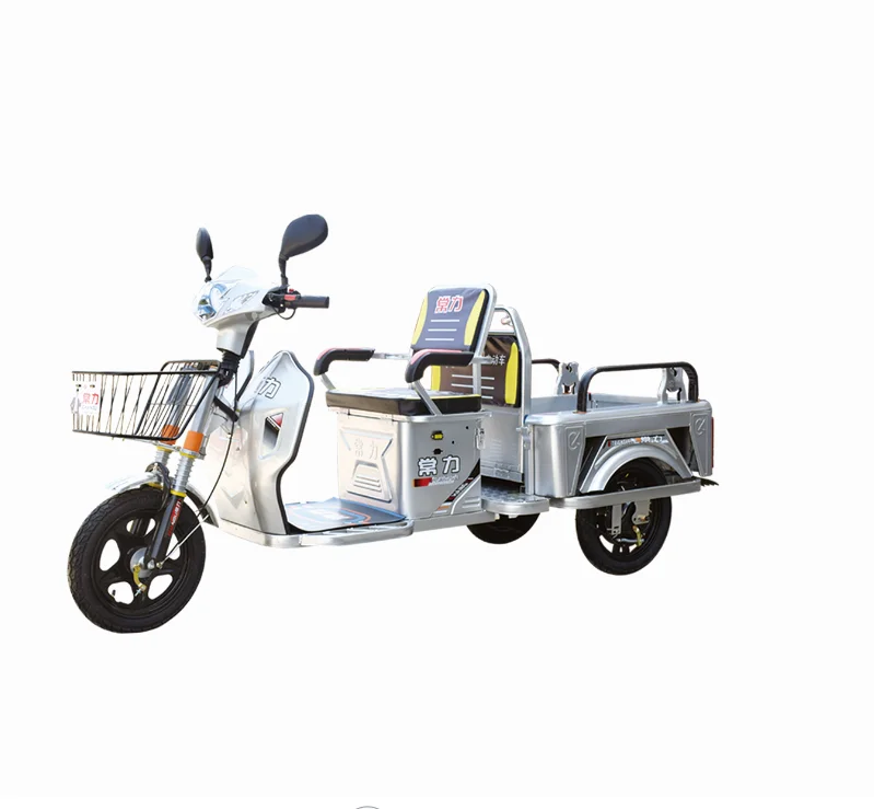 Adult battery car 3 wheels electric scooter 500w cargo electric tricycle factory direct sales