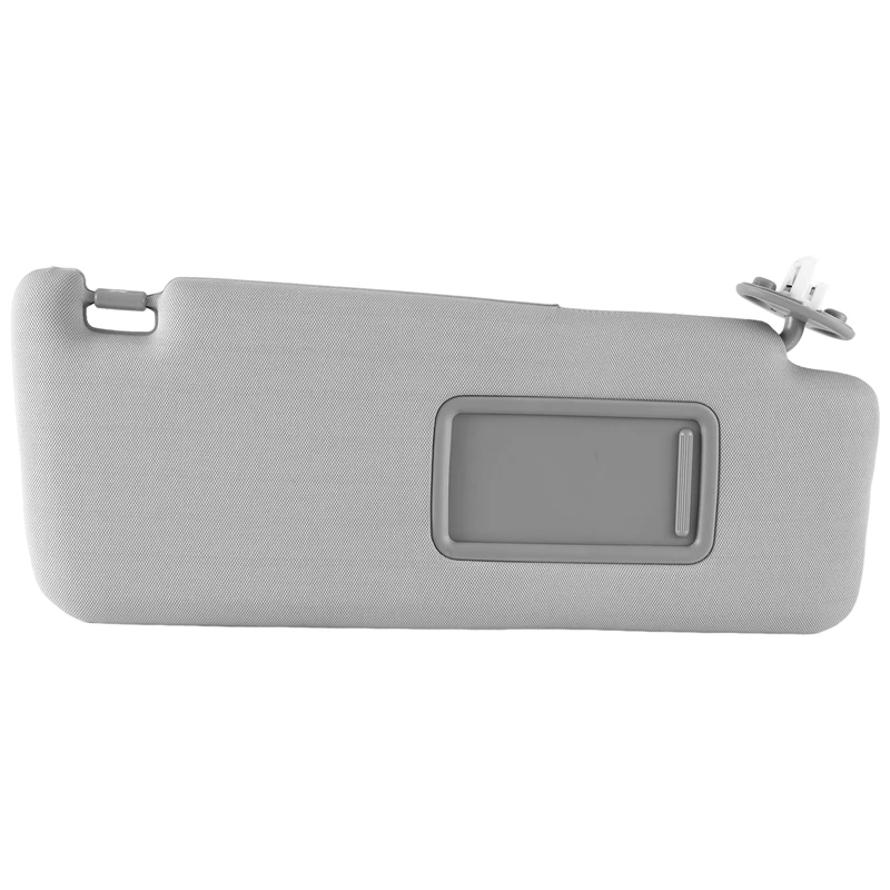 1 Piece Car Sunshield Sunvisor Gray With Mirror For Toyota 4RUNNER 2010-2023 74320-35A91-B1 Right