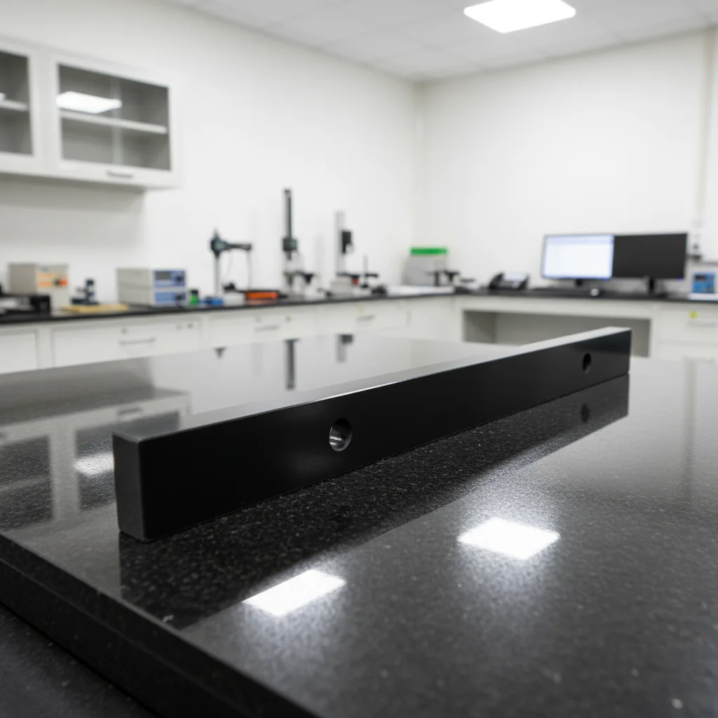 Durable and Stability Precision Granite Straight Edge, Straight Ruler and Precision Black Granite Parallels