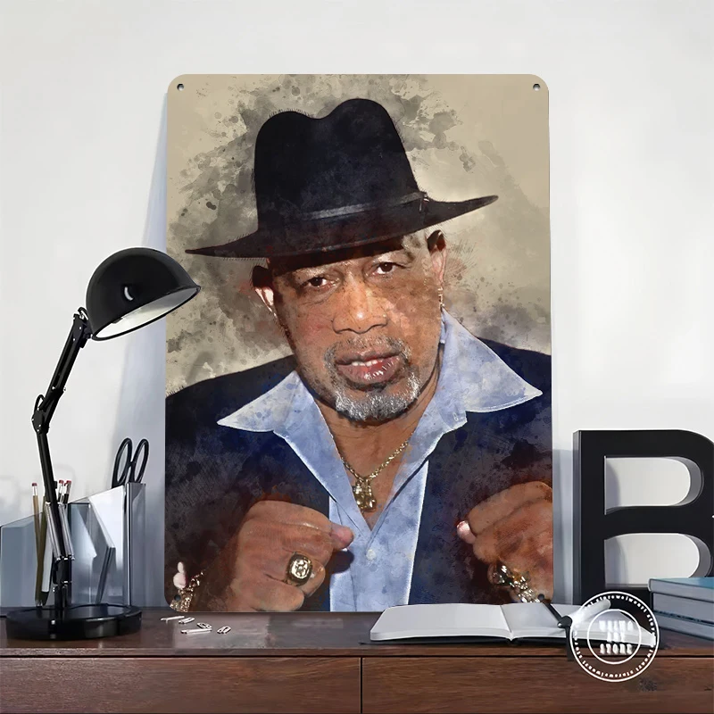 Ken Norton Tin Poster Customized Wall Art Retro Vintage Metal Signs for Fans Room Setup Decorations Home and Decoration Gaming