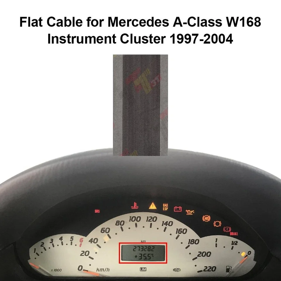 Flat Cable for Mercedes A-Class W168 and Vaneo W414 Instrument Cluster