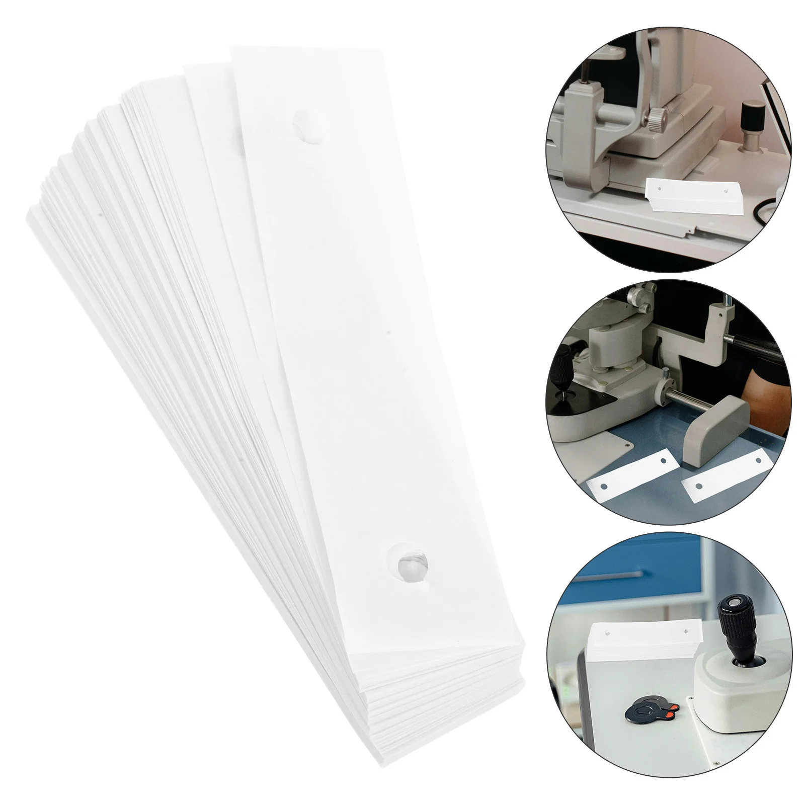 

5 Packs Heavy Duty Optical Chin Rest Paper Slit Lamp Accessories Large Size Long Term Use Microscope Optometry Supplies Safety