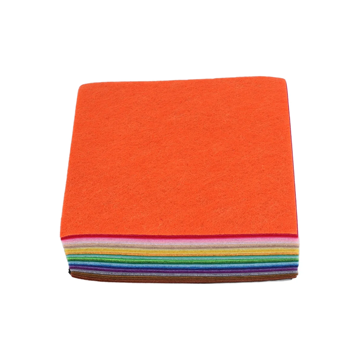 Новые 40 шт. квадраты из фетровой ткани DIY ремесленные изделия из фетра разные цвета текстильные нечеткие ткани для шитья скрапбуков