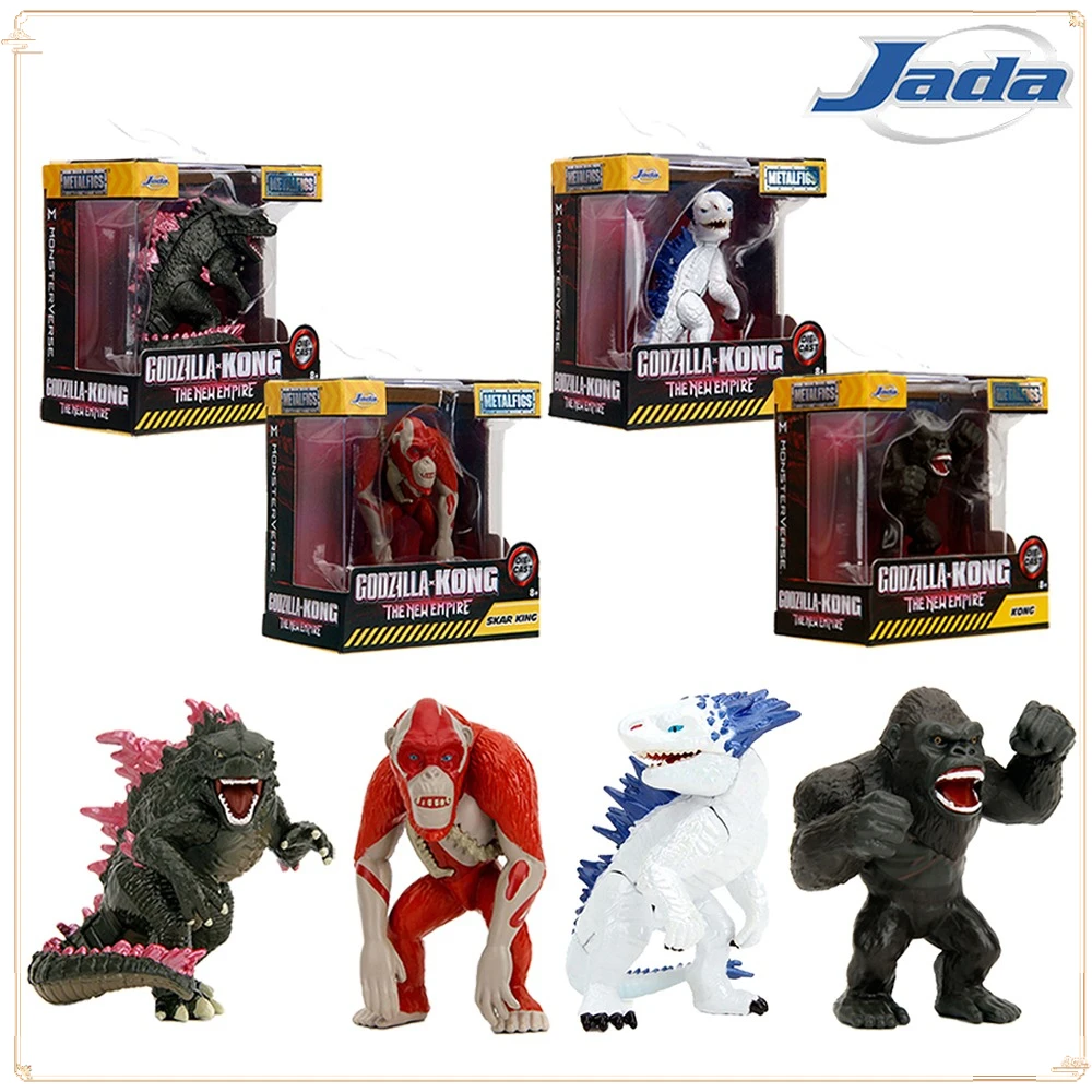 

Genuine JADA Godzilla Vs Kong Exquisite Craftsmanship Model Toy Figures Children's Favorite Monster Shaped Funny Holiday Gifts