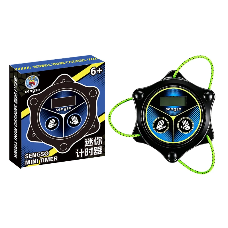 SENGSO Magic Cube Timers Professionele Snelheids-Magic-Cube-Timer voor Educatieve Competities, Snelheids-Cup-Timer en opslag