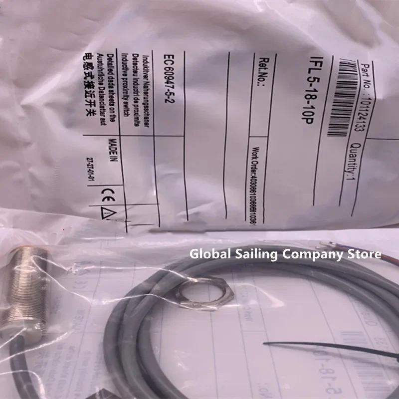2PCS New Inductive proximity switch  IFL 5-18L-01P IFL 5-18L-10