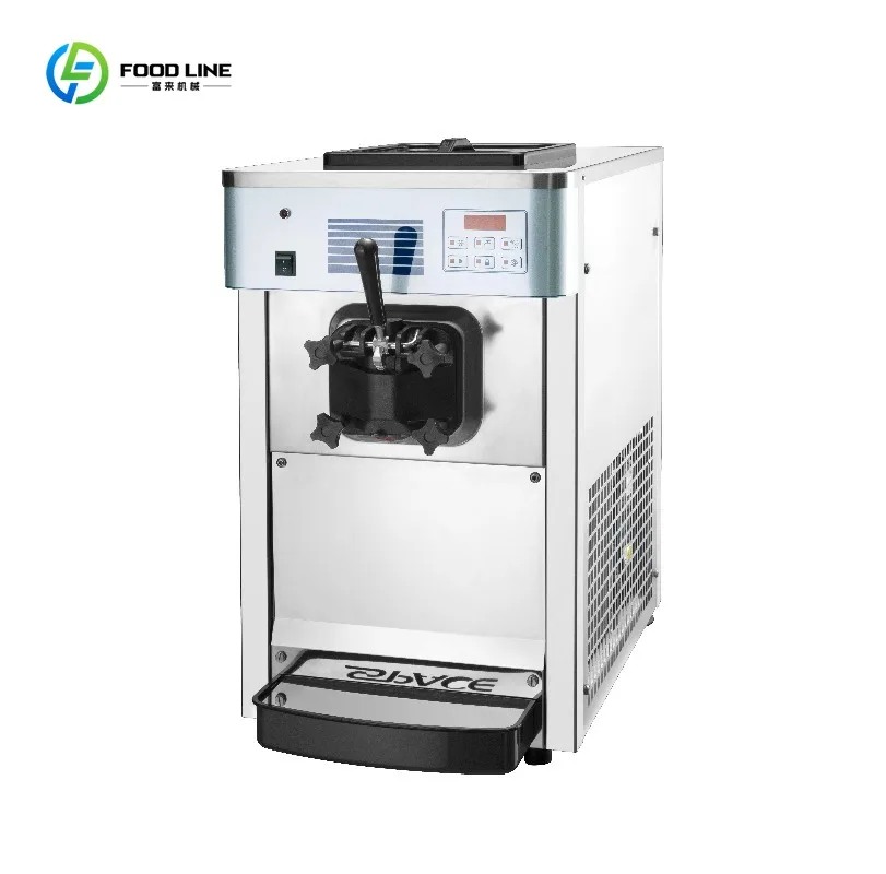 Single Flavor Soft Ice Cream Maker for Small Shop Commercial Ice Cream Machine Custom