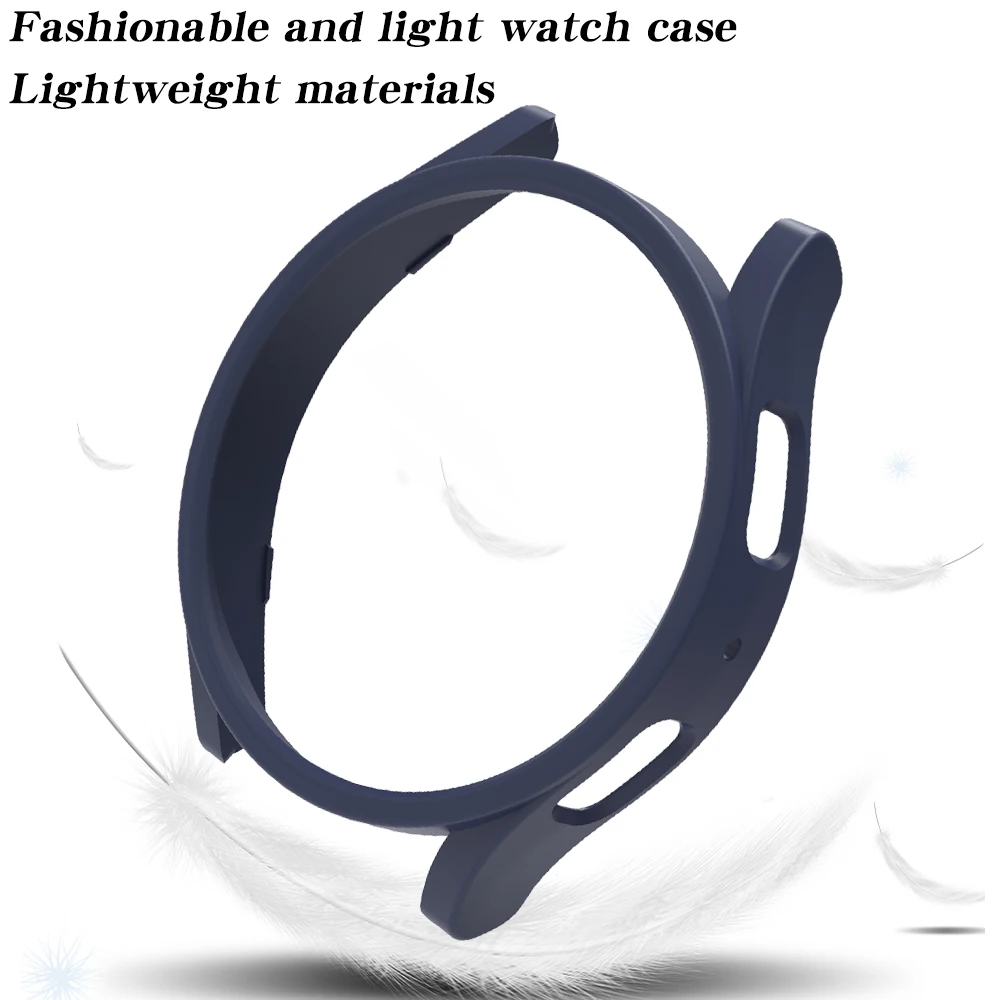 Cover for Samsung Galaxy Watch 4/5/6 40mm 44mm 5pro 45mm PC Protective Bumper Shell for Galaxy Watch 6 43mm 47mm Protector Case