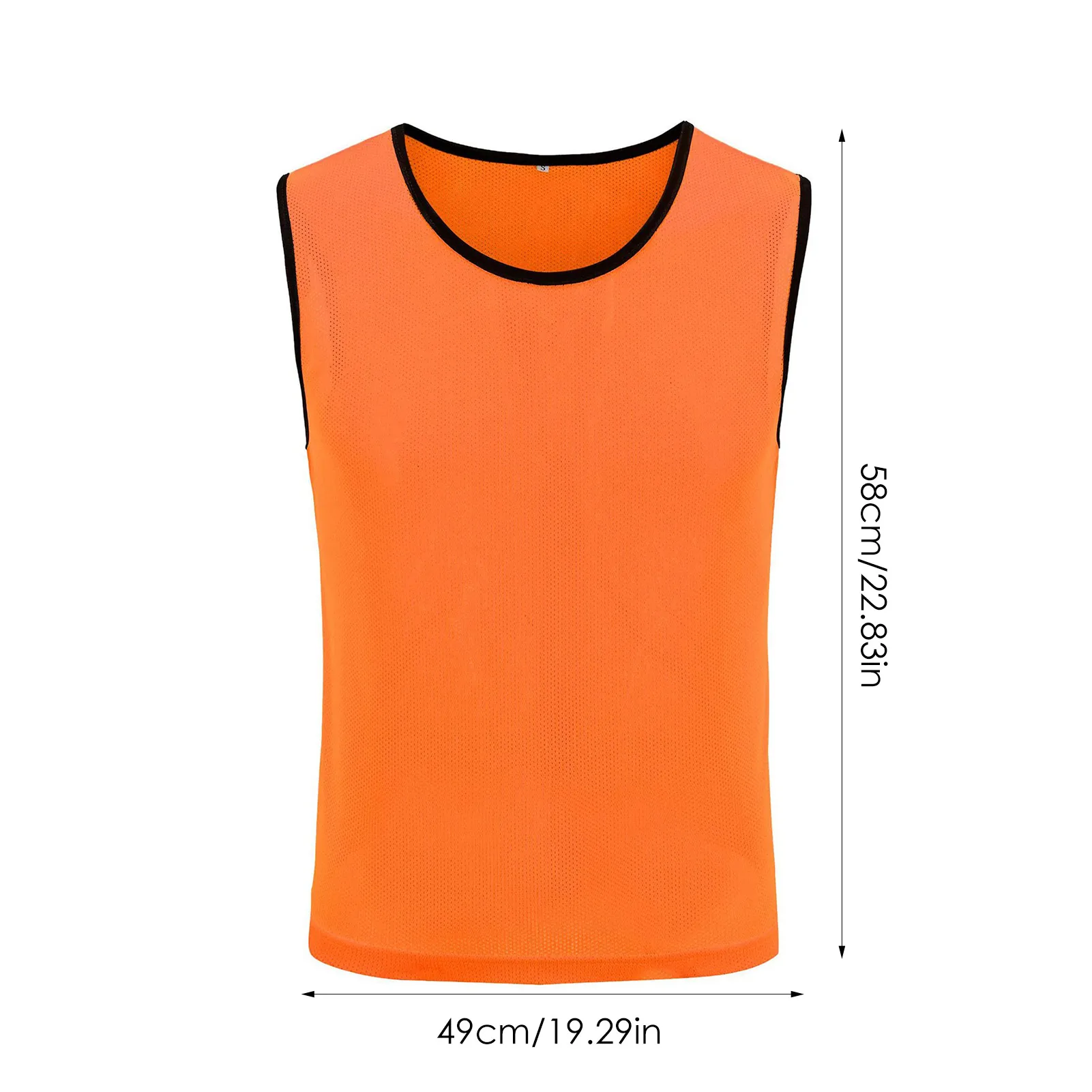 Breathable Football Training Vest For Childern Lightweight Eye-Catching Training Vest For Children Group Sports Training