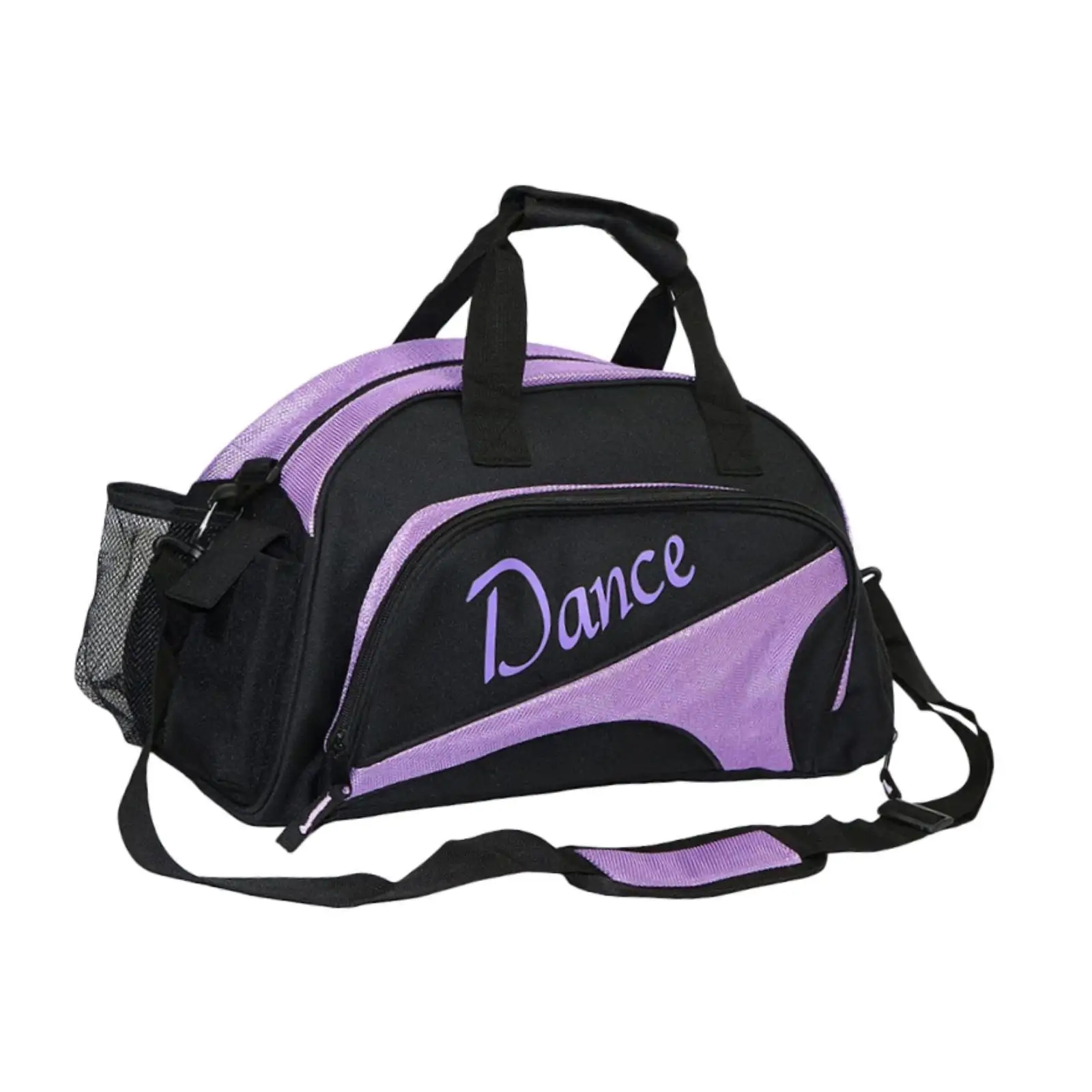 Sports Gym Bag Dancers Oxford Handbag with Dedicated Dance Shoe Compartment Multifunctional Carry for Adults