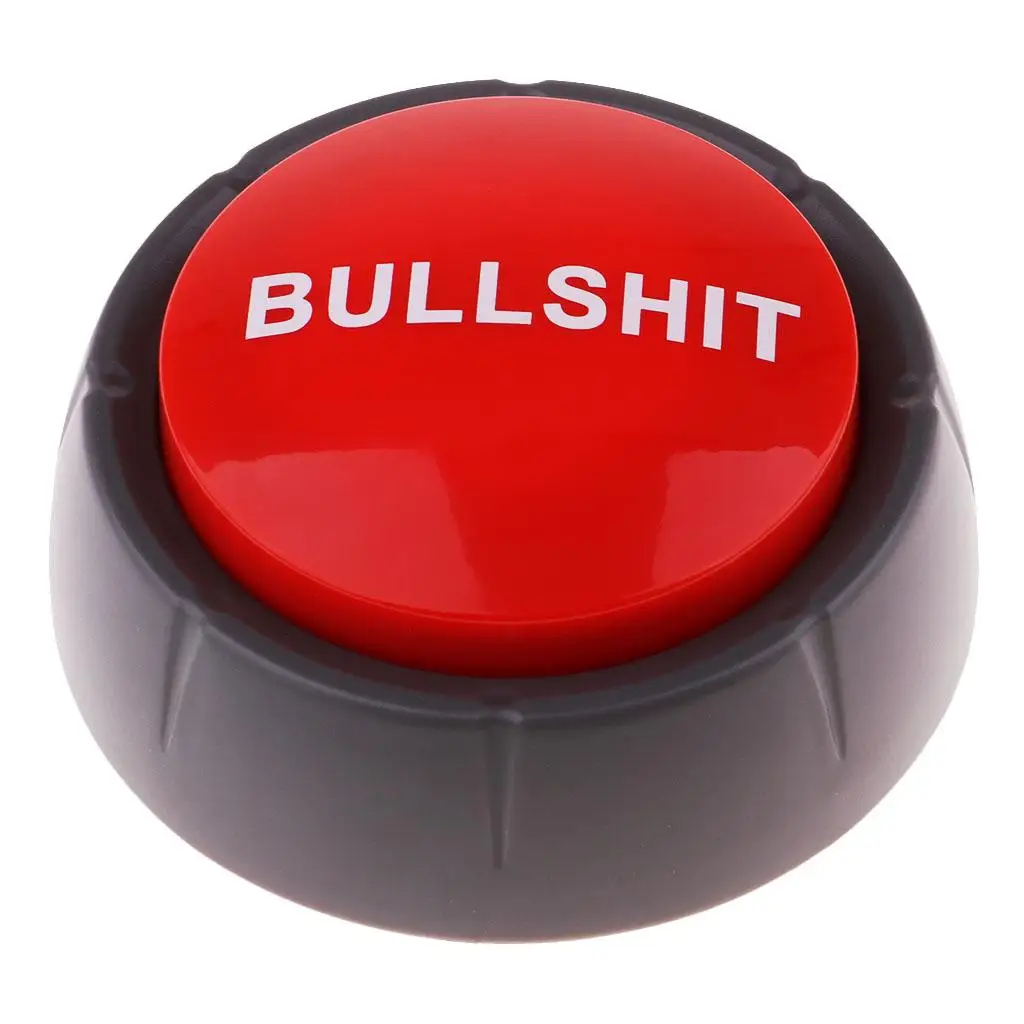 Bullshit Button Joke Office Sounds Quiz Buzzer Press Button Supplies