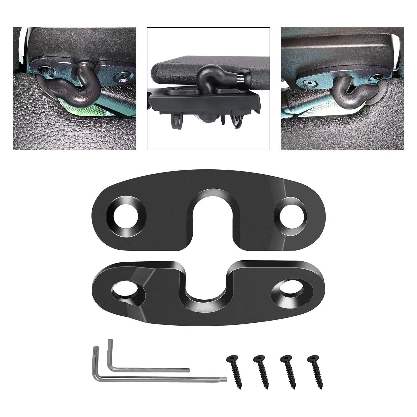 Sun Visor Clips Heavy Duty Sun Visor Repair Kit for Jeep Wrangler JK JL