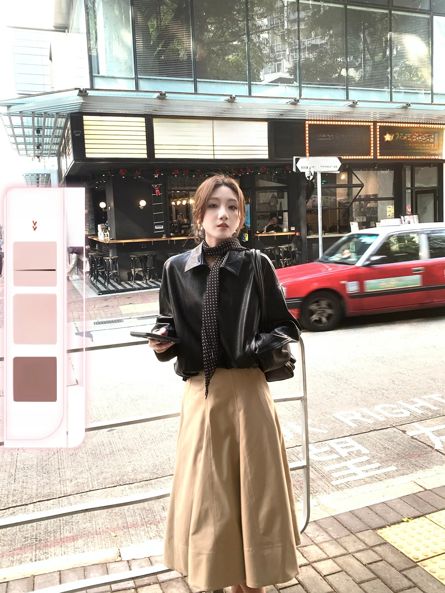 

Tina Fairy ort Leather Jaet Casual Sle Long Sve Zipper Closure ort Length Other Material 00% Spring 2026