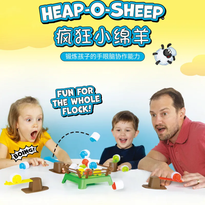 Unique Board games Children Toys Crazy Jumping Sheep Parent-Child Interactve Family Homes Party Table Games Balance Toy for kids