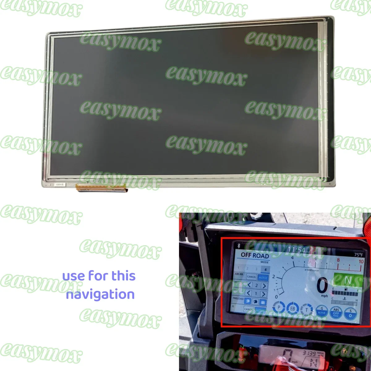 LCD Display With Touch Panel Digitizer For Honda CRF1100L Africa Twin motorcycle 2020-2024