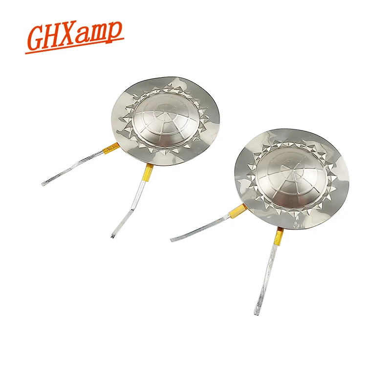 Para jbl controle 5 bobina plana importada 24.8mm filme de titânio 25 núcleos agudos bobina de voz conjuntos de diafragma 2 peças