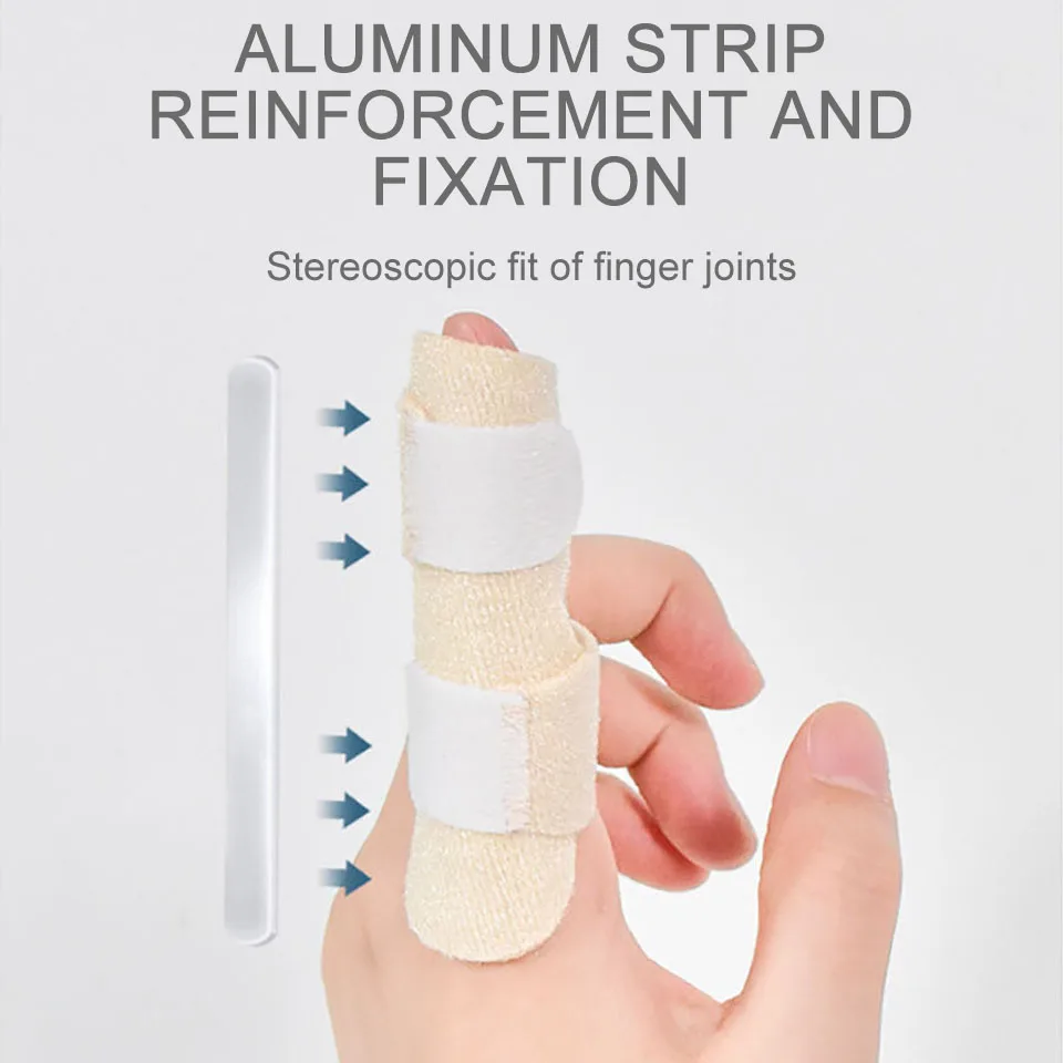 Adjustable Finger Fixing Splint Straighten Brace Pain Relief Trigger Sprain Dislocation Fracture Finger Splint Corrector Support