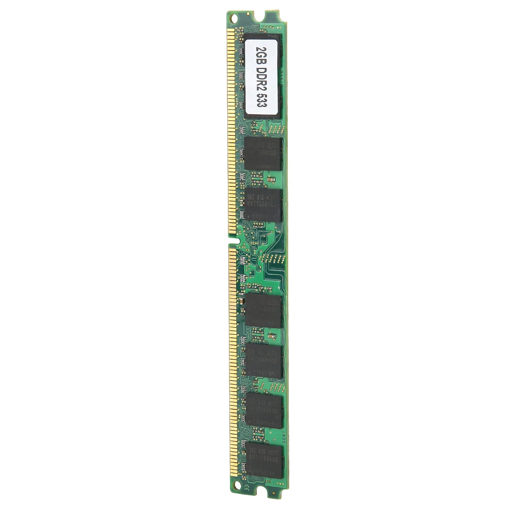 2GB Memory Module DDR2 Memory Module Memory Module Desktop Full Compatible Double‑Sided 16‑Grain DDR2 2GB 533MHZ PC‑4200