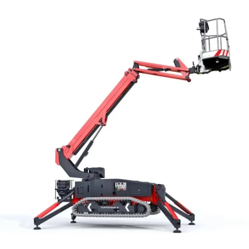【Direct Factory Sale】12m-28m Aerial Man Lift Tracked Crawler Boom Lift Compact Spider Track Boom Lift