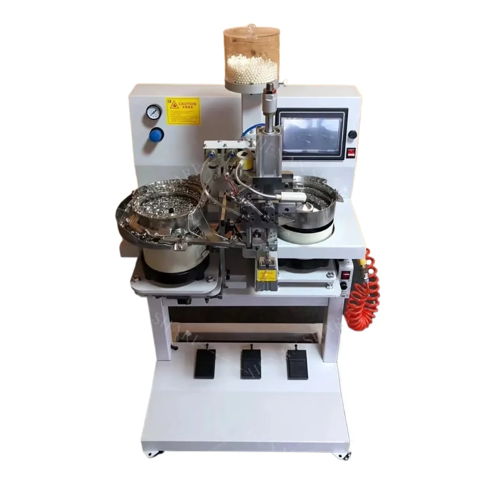 Handheld water drill and pearl setting automatic bead threading machine