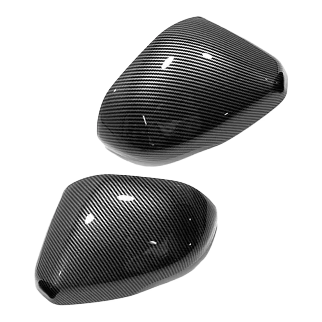 

1 Pair Rearview Side Mirror Cover Cap Trim Fit for Honda CRV CR-V 2023-2024 Black Carbon Fiber Style
