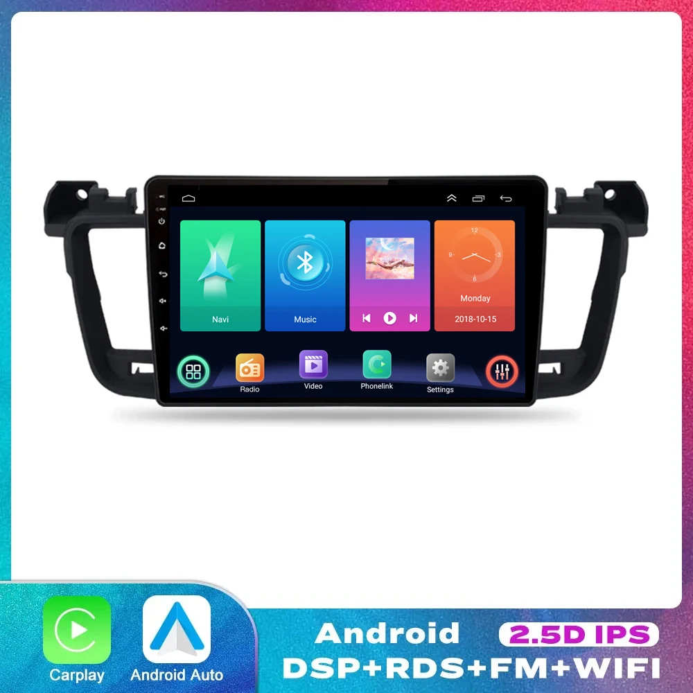 

For Peugeot 508 508SW 2011 2012 2013 - 2018 Wireless CarPlay Android Auto Car Intelligent Systems 2 Din Head Unit 2din Autoradio