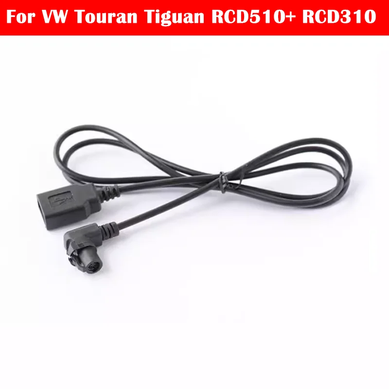 Fits For VW Touran Tiguan RCD510+ RCD310 Aux Audio Cable 4Pin CD Changer Player Adapter Car Aux Usb Cable