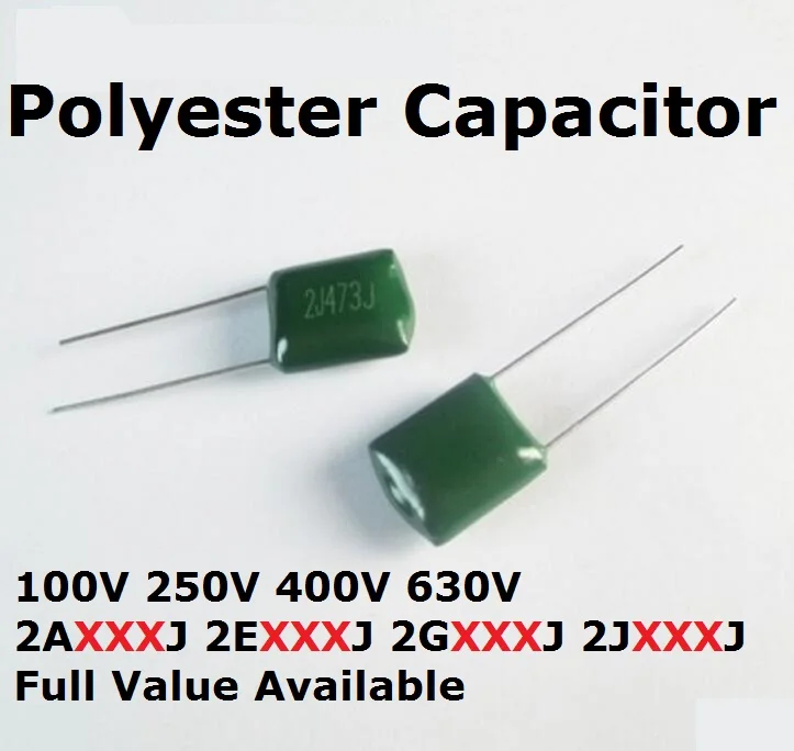 20 Stück 100 V Polyesterfolienkonnsator 124 154 224 334 474 2A124J 2A154J 2A224J 2A334J 2A474J 0,15 UF 0,22 UF 0,33 UF 0,47 UF 502 20 Stück 100 V Polyesterfolienkonnsator 124 154 224 334 474 2A124J 2A154J 2A224J 2A334J 2A474J 0,15 UF 0,22 UF 0,33 UF 0,47 UF 502