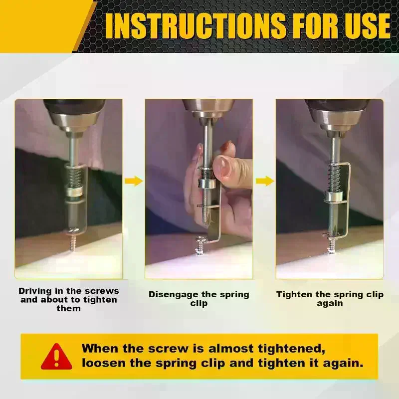 Wear-Resistant Spring Screw Support Tip Universal Retaining Tool Spring Positioning Bit For Mechanics Electricians