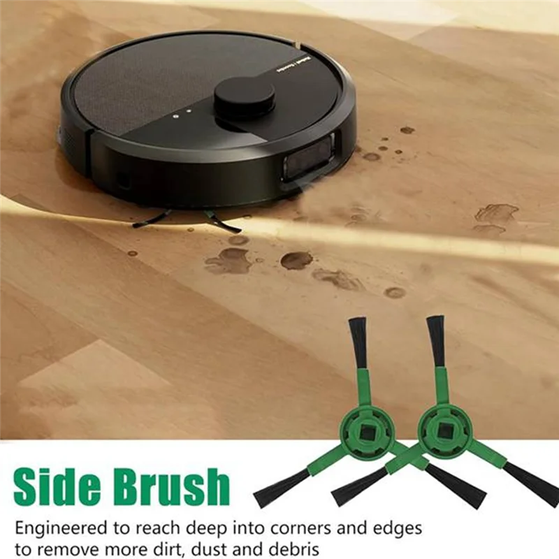 A02V-15PCS para irobot roomba plus 505 combo/ 405 combo peças de aspirador de pó principal escova lateral filtros mop almofada saco de pó