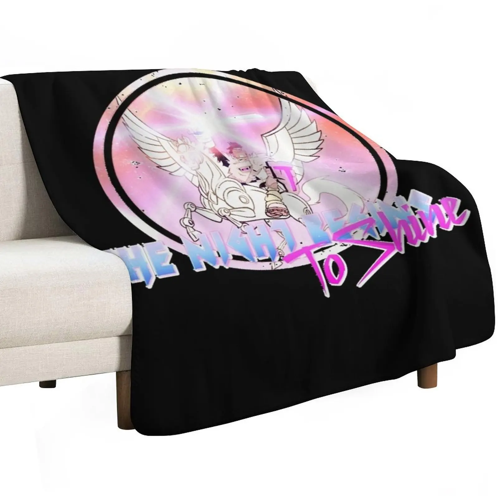 Cyborg -Night begins to Shine Throw Blanket Blankets For Baby heavy to sleep Bed covers Furry Thermal Bed Fashionable Blankets