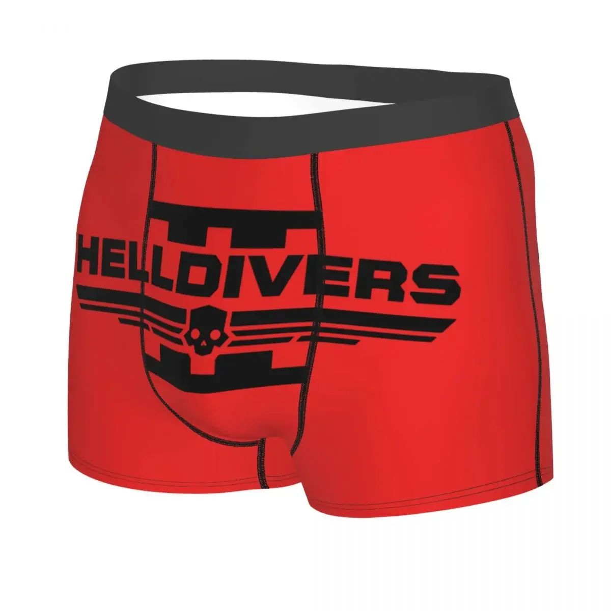 Hot Game Helldivers Underwear Male Print Customized Boxer Shorts Panties Briefs Breathable Underpants