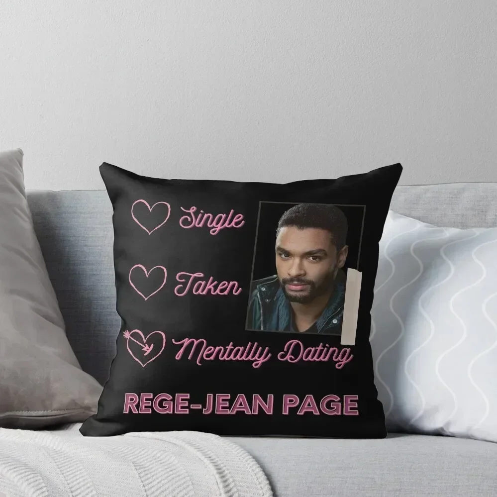 Mentally Dating Rege-Jean Page Throw Pillow covers for pillows Pillow Cases Decorative pillow