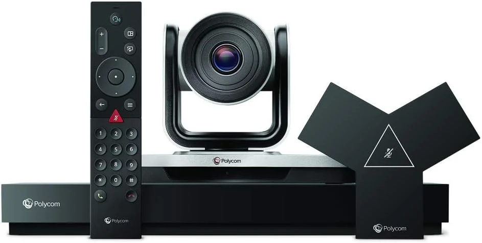 Polly G7500 com sistema de videoconferência modular com câmera EagleEye IV-12x para salas de conferência grandes