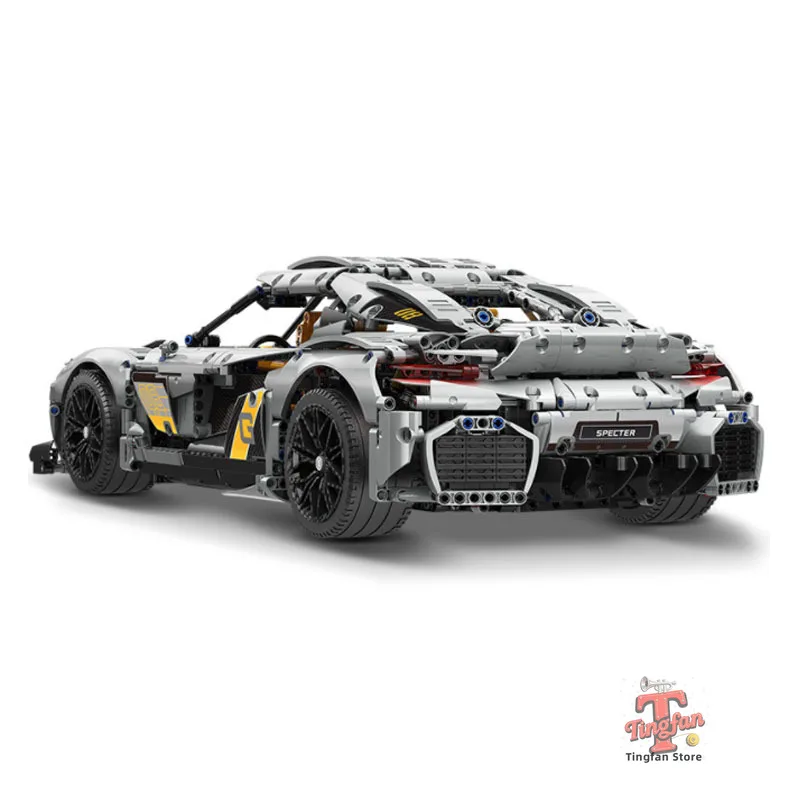 Technical Ideas Famous Racing Car Assembly Building Blocks Expert Speed Vehicle Model Bricks Moc Toys for Boys Kid Holiday Gifts