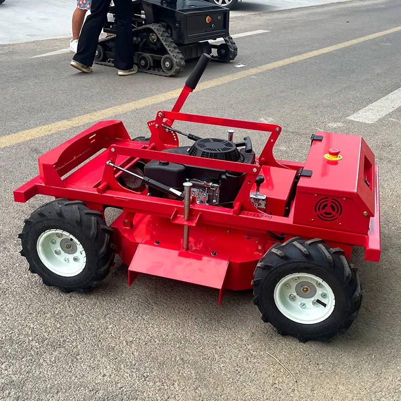 جزازة العشب المخصصة مع جهاز تحكم عن بعد للاستخدام المنزلي، قادرة على قص الحبوب