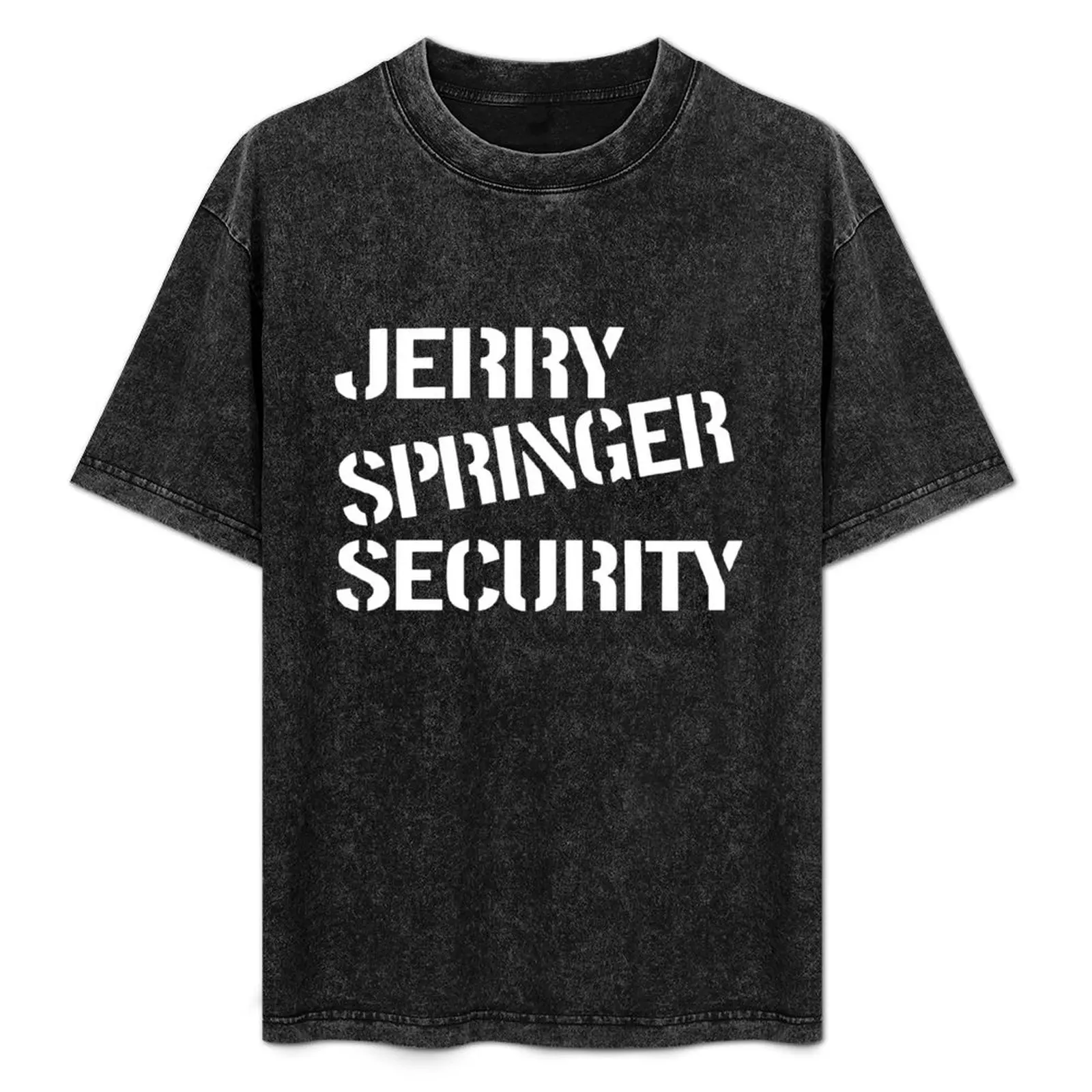 

Jerry Springer Security T-Shirt Mechanic Work Tee Shirt
