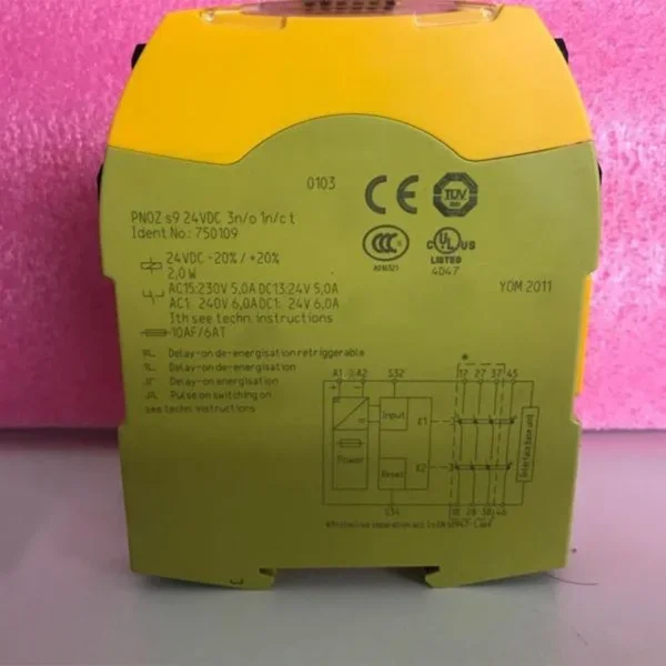 

For S9 750109 24vdc 3 N/o 1 N/c T Safety Relay Module Brand New Original Spot Plc