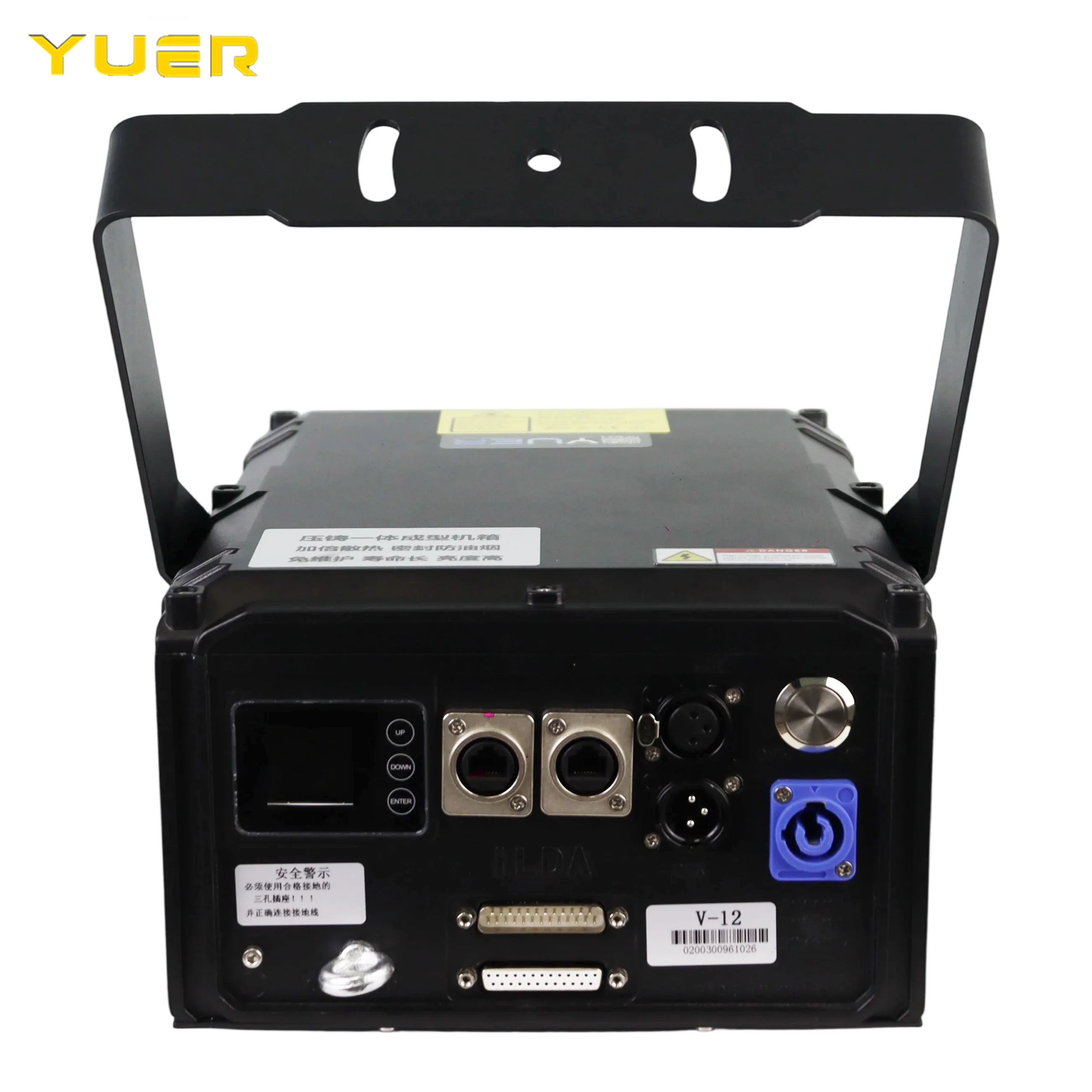 12W RGB Laser Projector Light 30Kpps Animation Effect with APP Bluetooth ILDA Control Stage Light for DJ Disco Party bar club