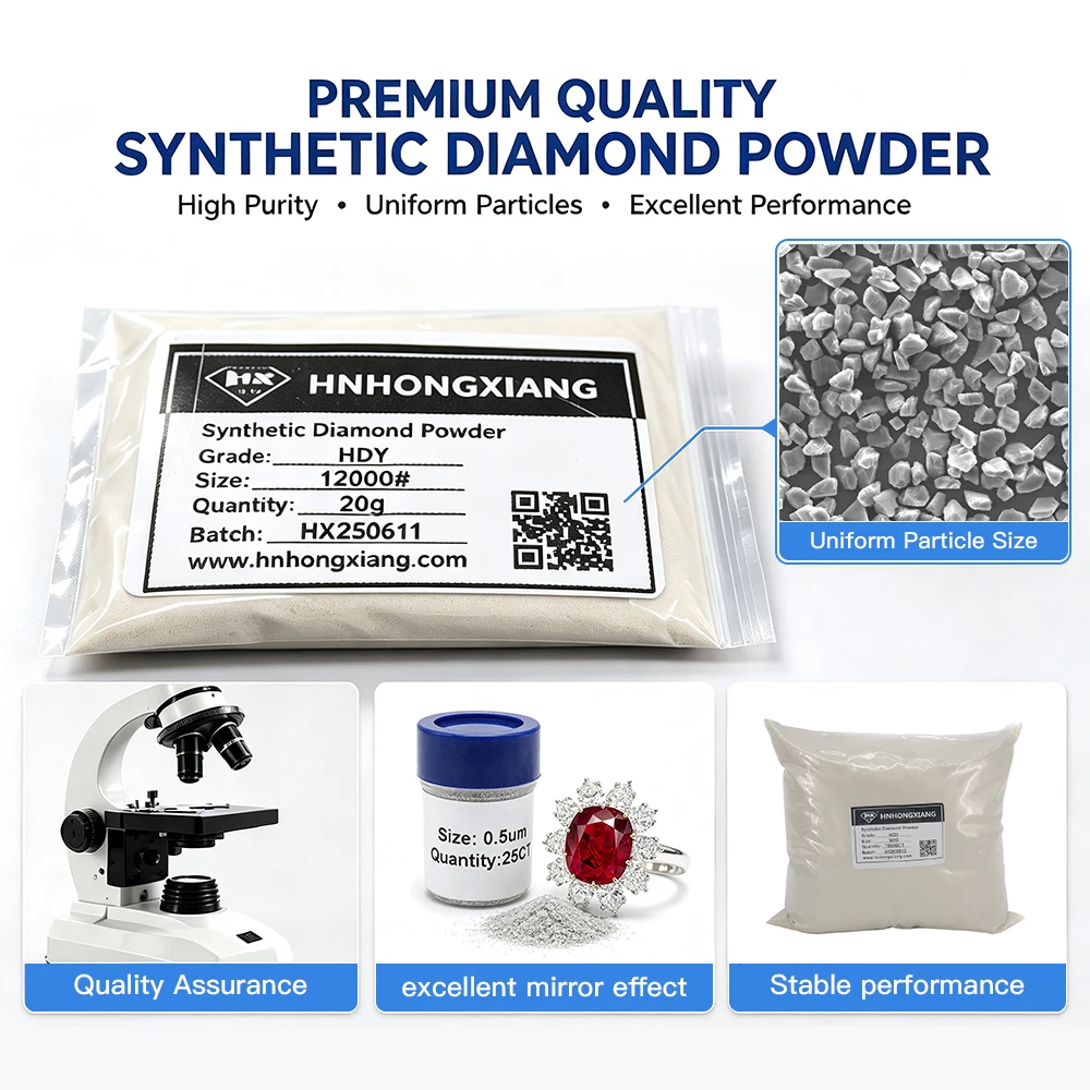 Diamond Powder Polishing Gemstone Synthetic Diamond Powder Micron Grit Polishing And Grinding