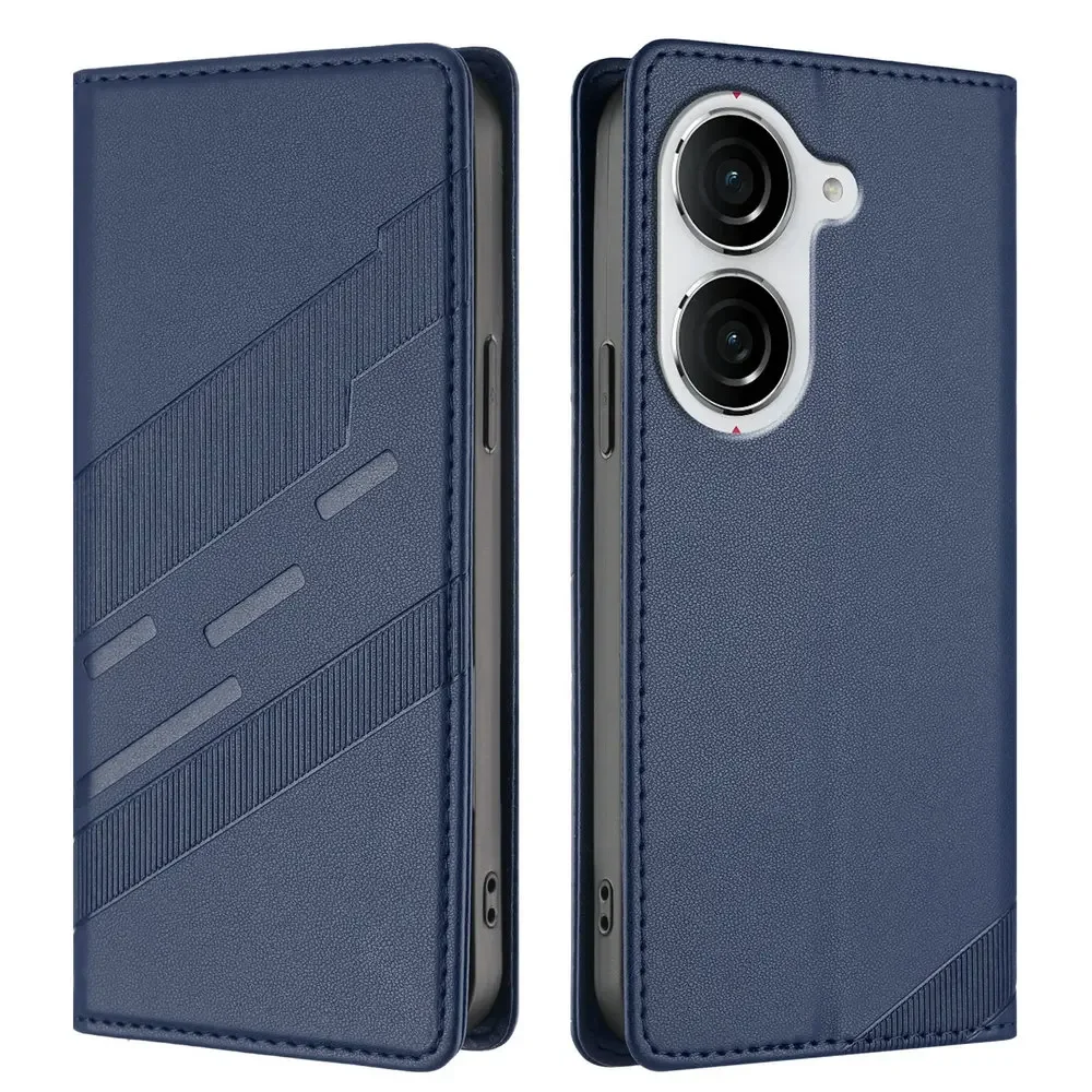 Zenfone10 Zenfone 9 10 11 Ultra 5G حافظة جلدية فاخرة 360 حماية حامل هاتف Funda لهاتف Asus Zenone 10 حافظة Zenfone9 غطاء قلاب